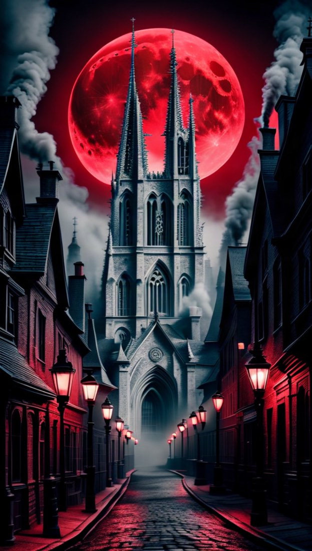 A gothic plague city
